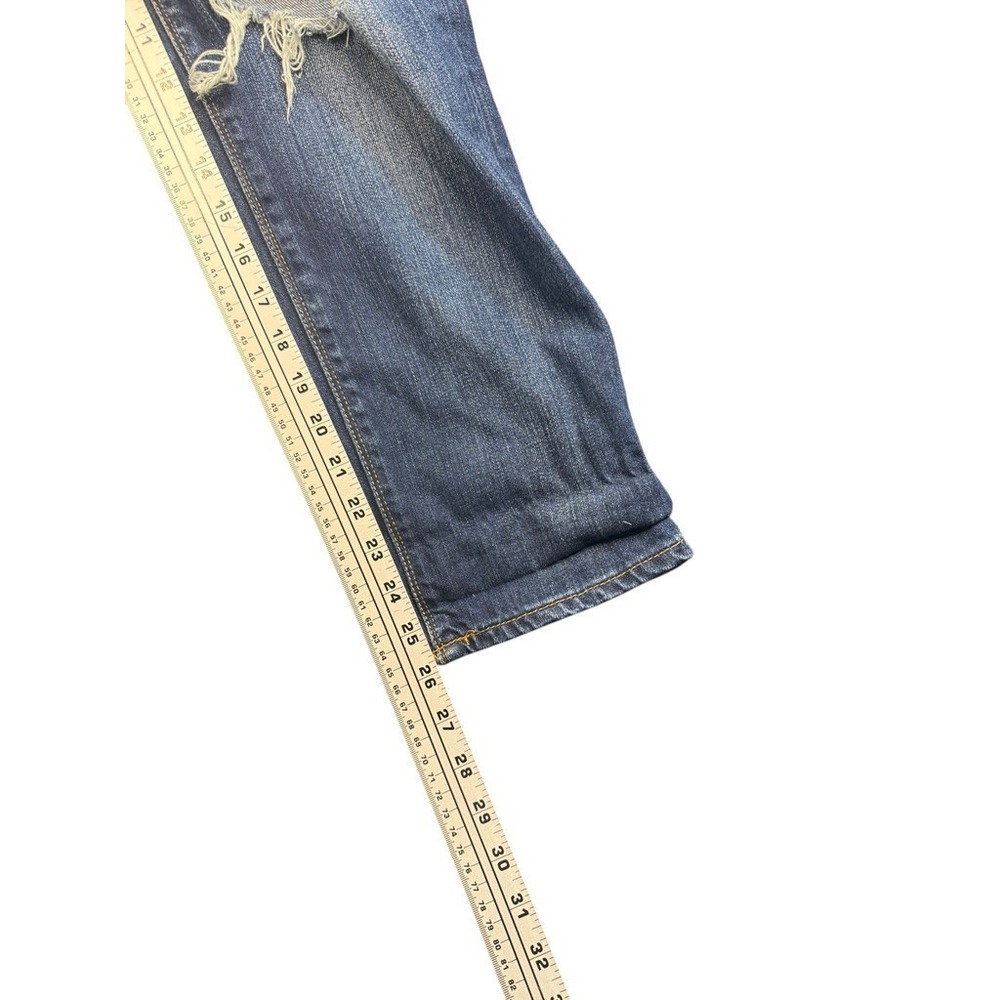 Abercrombie & Fitch Jeans Womens Size 6 Blue Jean Distressed New York - Picture 7 of 8